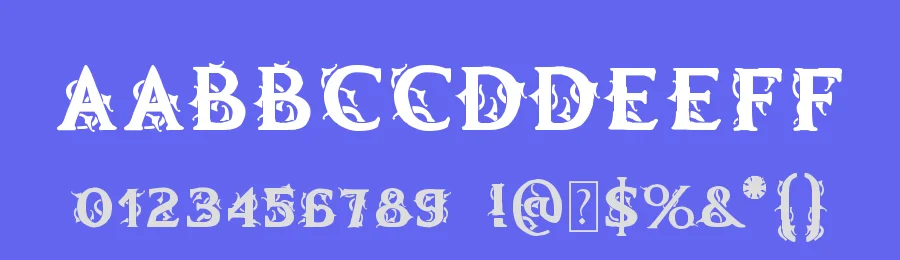 Demonic Font by Igor Grovich — Display Font — thumbnail 3