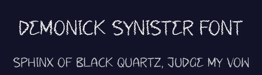Demonick Synister Font by letterfabric — Display Font — thumbnail 2
