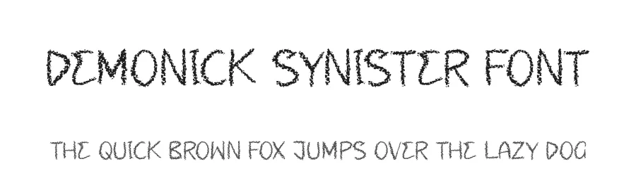 Demonick Synister Font by letterfabric — Display Font