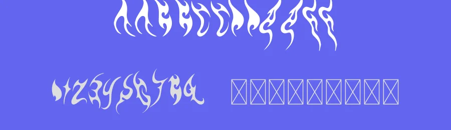 Demons – Sick Again Font by sick.again — Display Font — thumbnail 3