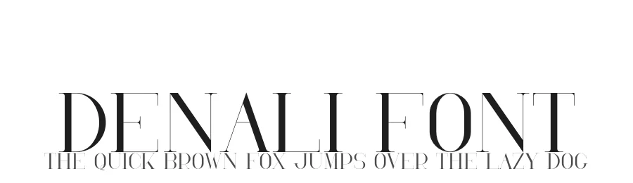 Denali Font by vpcreativeshop — Serif Font
