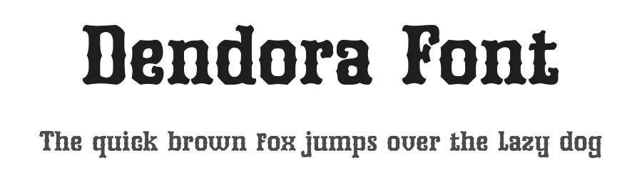 Dendora Font by bearydsgn — Blackletter Font