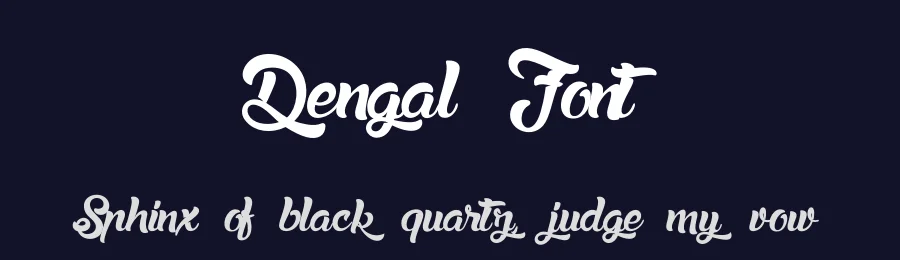 Dengal Font by albert_kalingga — Script Handwritten Font — thumbnail 2