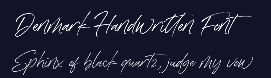 Denmark Handwritten Font by Letteralle Studio — Script Handwritten Font — thumbnail 2
