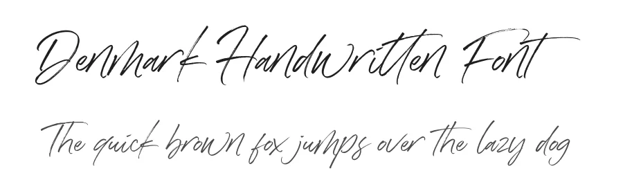 Denmark Handwritten Font by Letteralle Studio — Script Handwritten Font