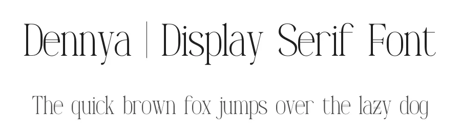 Dennya | Display Serif Font by Gracetypestudio — Display Font