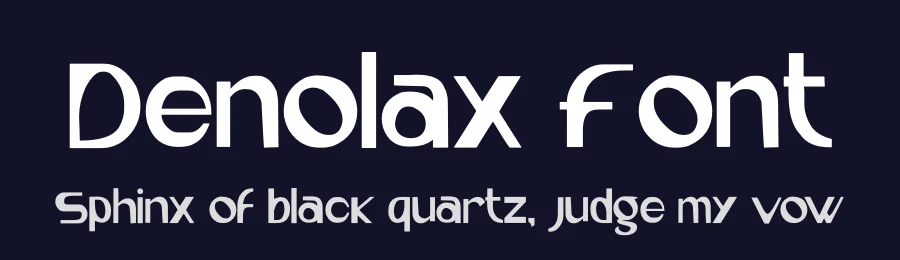 Denolax Font by letterfiastudio — Display Font — thumbnail 2