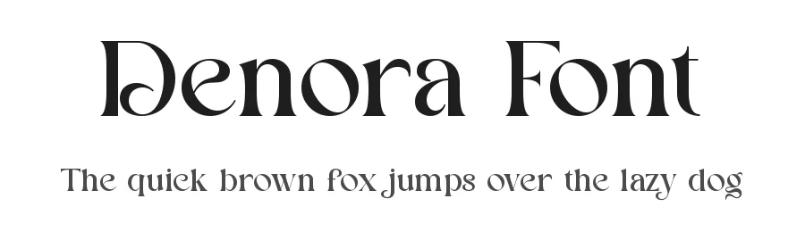 Denora Font by SlideShoot — Decorative Font