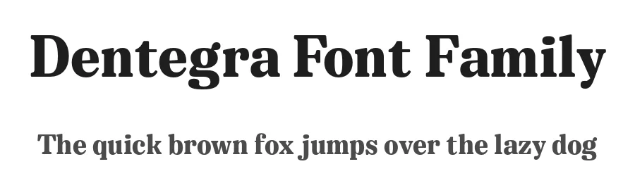 Dentegra Font Family by Bolditalic Studio — Serif Font
