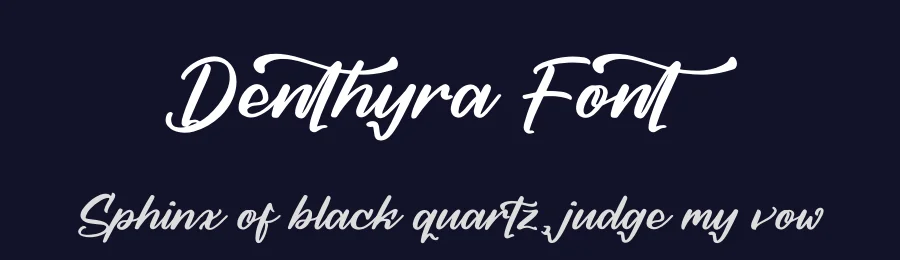Denthyra Font by letterenastudios — Script Handwritten Font — thumbnail 2