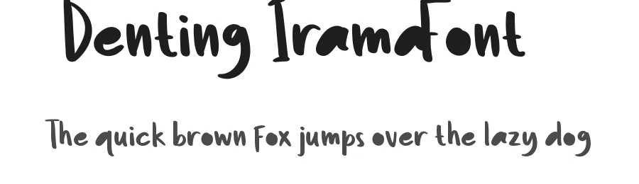 Denting Irama Font by nihstudio — Script Handwritten Font