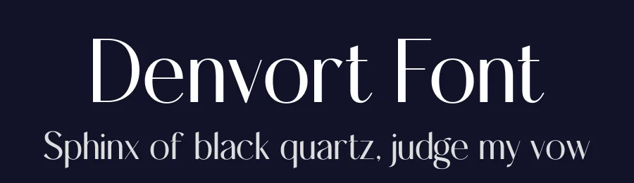 Denvort Font by Almeera Studio — Sans Serif Font — thumbnail 2