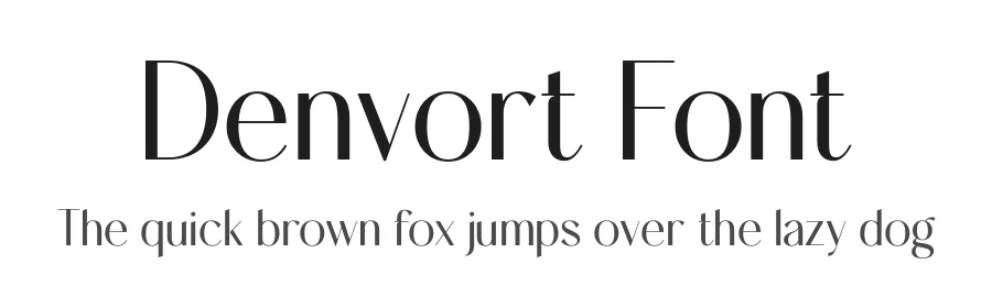 Denvort Font by Almeera Studio β Sans Serif Font