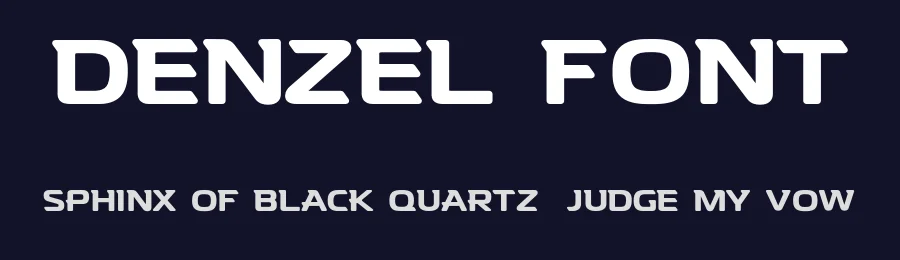 Denzel Font by Oleg Urazovsky — Display Font — thumbnail 2