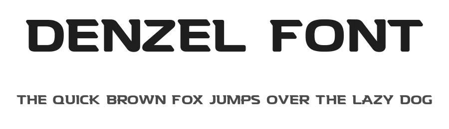 Denzel Font by Oleg Urazovsky — Display Font