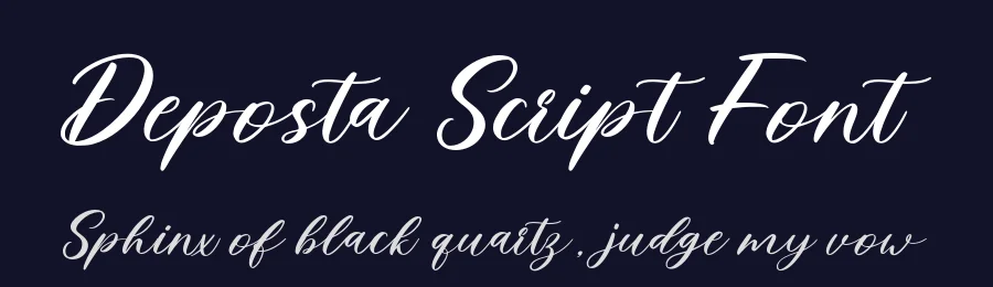 Deposta Script Font by Black Studio — Script Handwritten Font — thumbnail 2