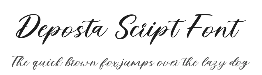 Deposta Script Font by Black Studio — Script Handwritten Font