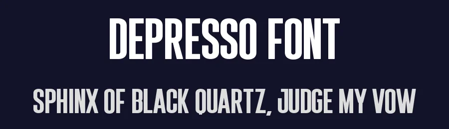 Depresso Font by Almairatype — Display Font — thumbnail 2