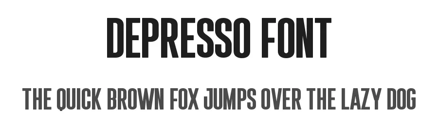Depresso Font by Almairatype — Display Font