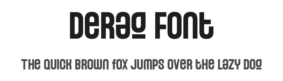 Derag Font by sixtypefoundry — Display Font