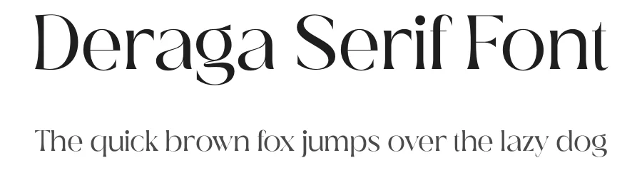 Deraga Serif Font by Storytype — Serif Font