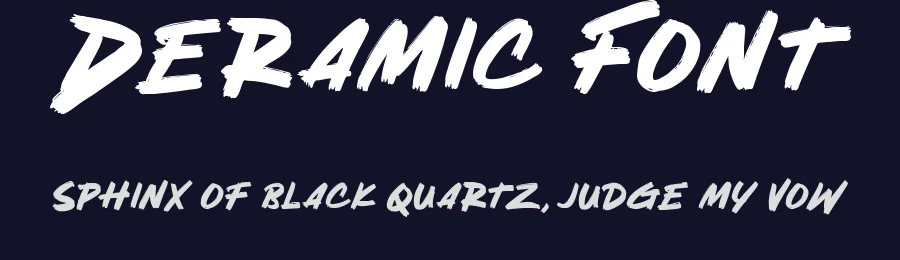 Deramic Font by Lettermine — Display Font — thumbnail 2
