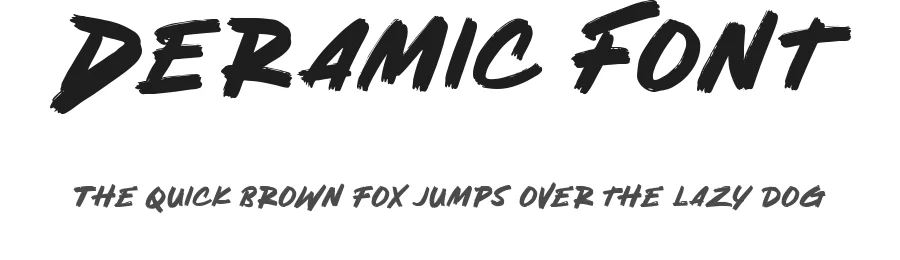 Deramic Font by Lettermine — Display Font