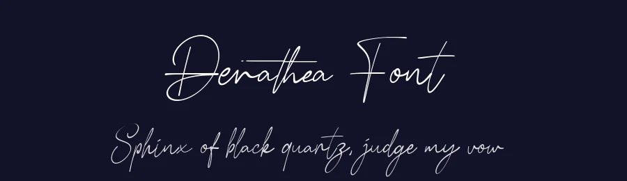 Derathea Font by hyperactype — Script Handwritten Font — thumbnail 2