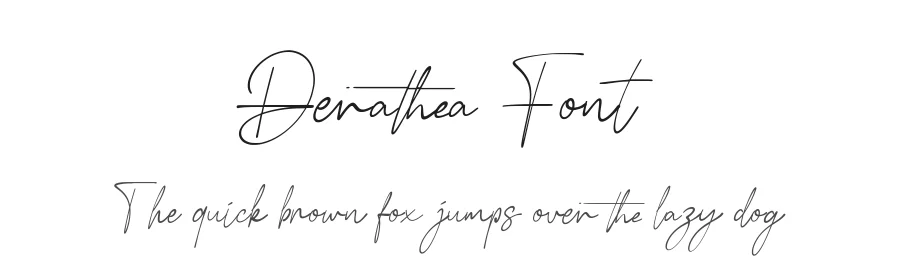 Derathea Font by hyperactype — Script Handwritten Font