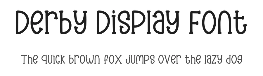 Derby Display Font by Craftedtype — Decorative Font