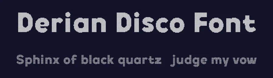 Derian Disco Font by craftsupplyco — Display Font — thumbnail 2