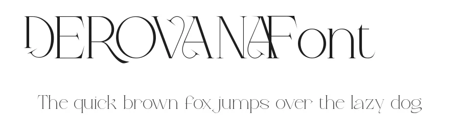 Derovana Font by VinType — Display Font