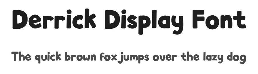 Derrick Display Font by Tokokoo Studio — Display Font