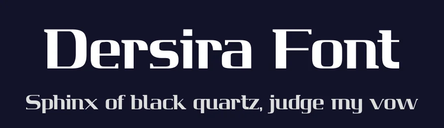 Dersira Font by UICreative — Display Font — thumbnail 2