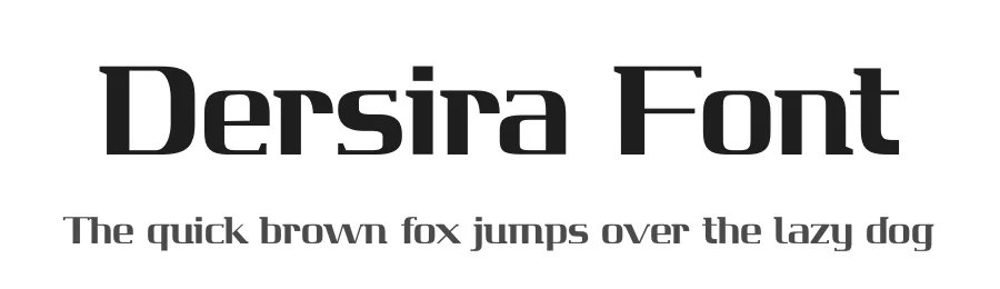 Dersira Font by UICreative — Display Font