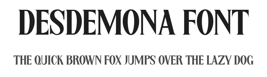 Desdemona Font by sixtypefoundry — Serif Font