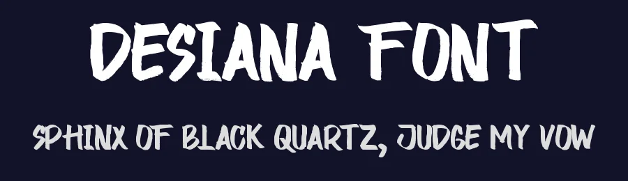 Desiana Font by Rachmad bagus f — Decorative Font — thumbnail 2