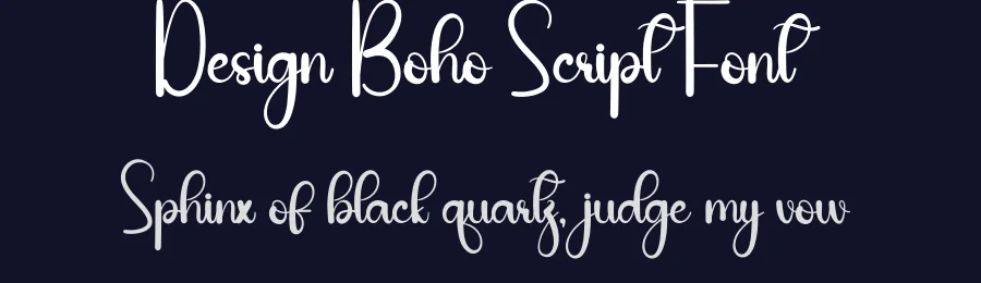 Design Boho Script Font by andikastudio — Script Handwritten Font — thumbnail 2
