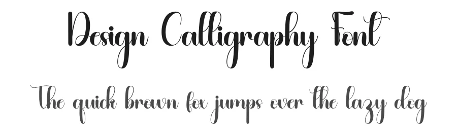 Design Calligraphy Font by inermediaSTUDIO — Script Handwritten Font
