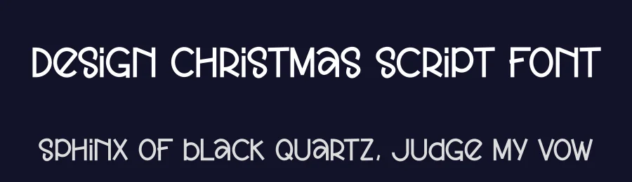 Design Christmas Script Font by creativeletter — Display Font — thumbnail 2