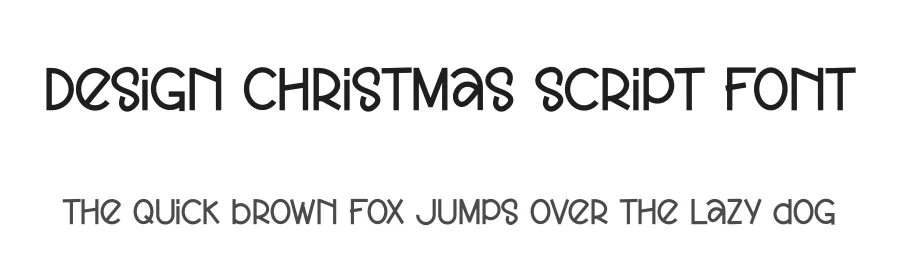 Design Christmas Script Font by creativeletter — Display Font