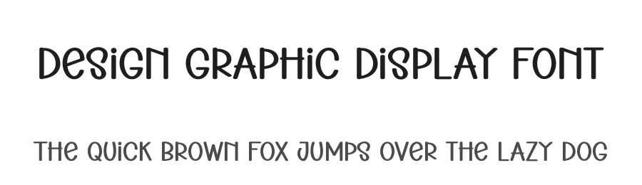 Design Graphic Display Font by andikastudio — Display Font