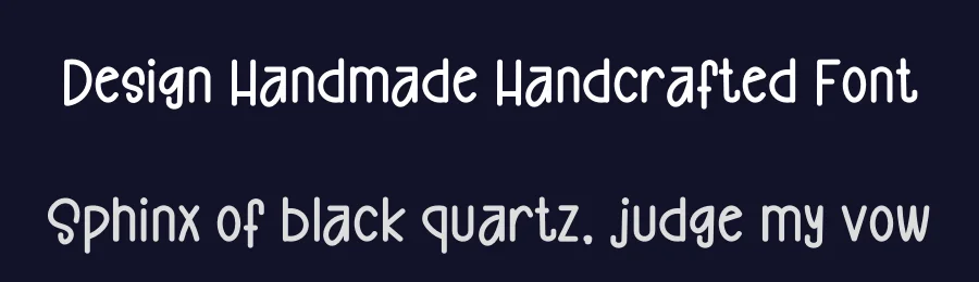 Design Handmade Handcrafted Font by freshtypeink — Display Font — thumbnail 2