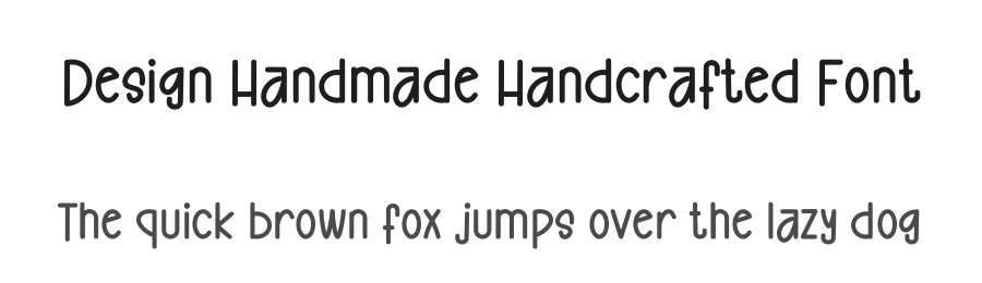 Design Handmade Handcrafted Font by freshtypeink — Display Font