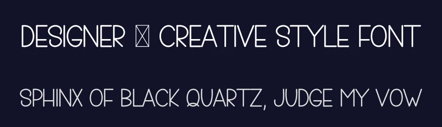 Designer – Creative Style Font by freshtypeink — Display Font — thumbnail 2