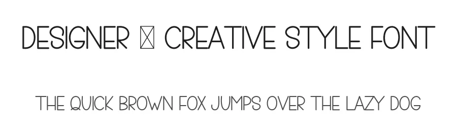 Designer – Creative Style Font by freshtypeink — Display Font