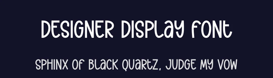 Designer Display Font by andikastudio — Display Font — thumbnail 2