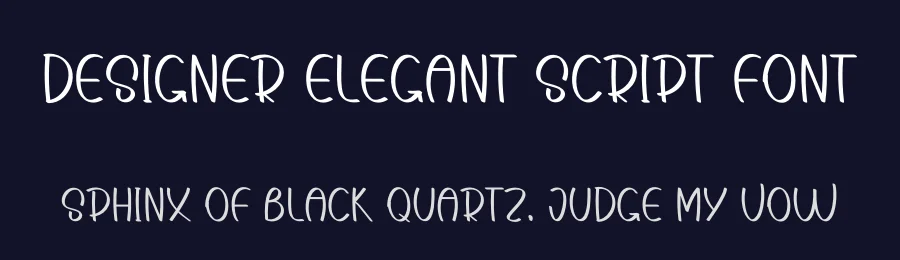 Designer Elegant Script Font by freshtypeink — Display Font — thumbnail 2