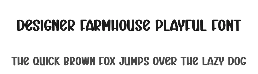 Designer Farmhouse Playful Font by creativeletter — Script Handwritten Font