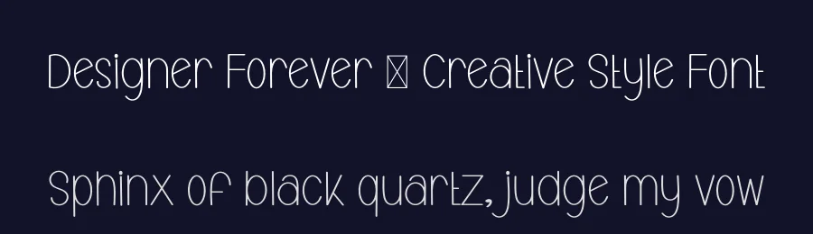 Designer Forever – Creative Style Font by freshtypeink — Display Font — thumbnail 2